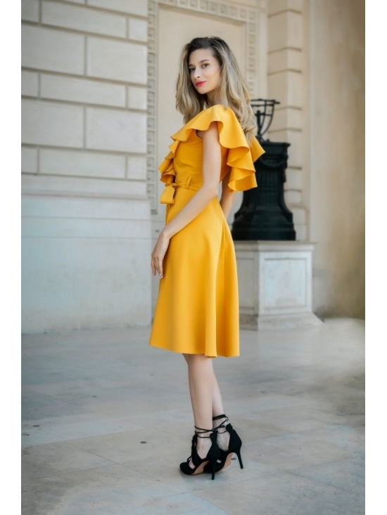 Rochie Arandis galbena #6
