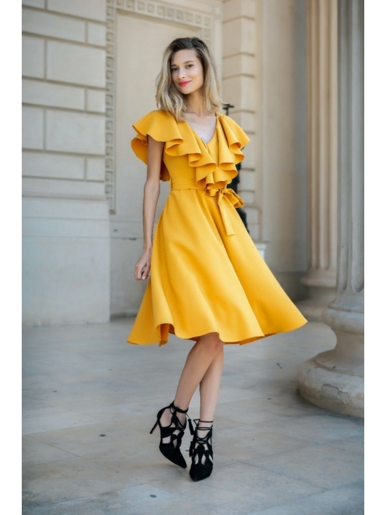 Rochie Arandis galbena #7