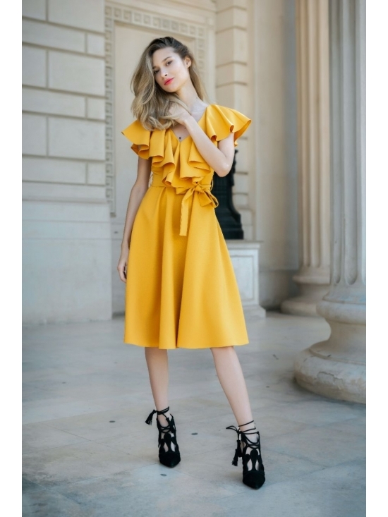 Rochie Arandis galbena #8