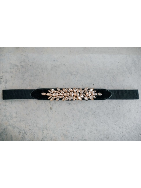 Curea aurie cu strasuri #2