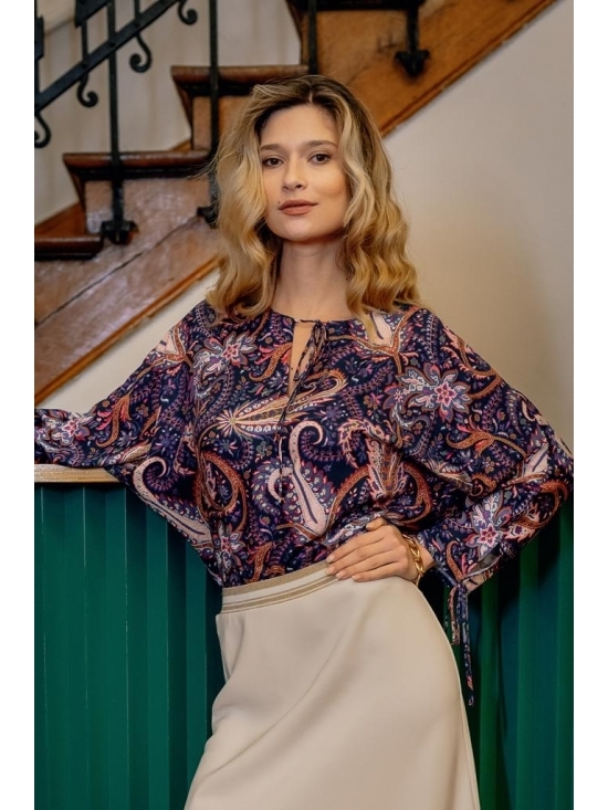 Bluza Vickie din vascoza 100%