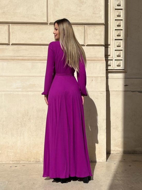 Rochie Ligia magenta #3
