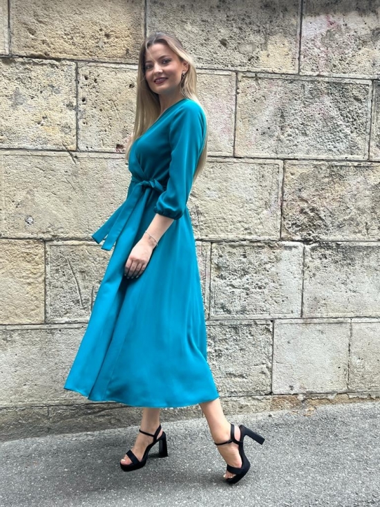 Rochie Atena turquoise #2