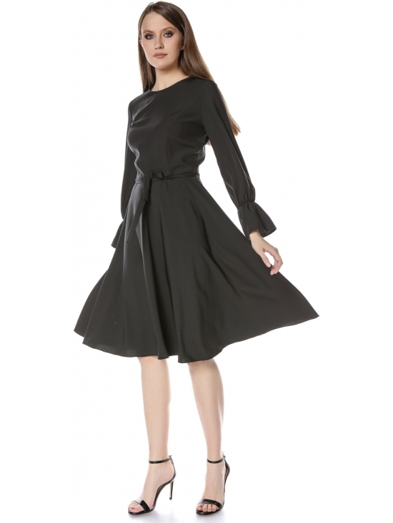 Rochie Danielle neagra din crep
