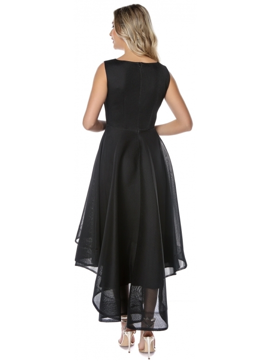 Rochie Kelly din plasa asimetrica #4