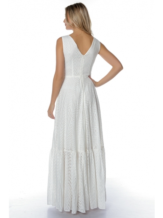 Rochie Rhona din bumbac brodat 100% #4