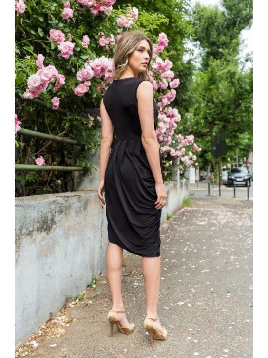 Rochie Annie midi neagra #3