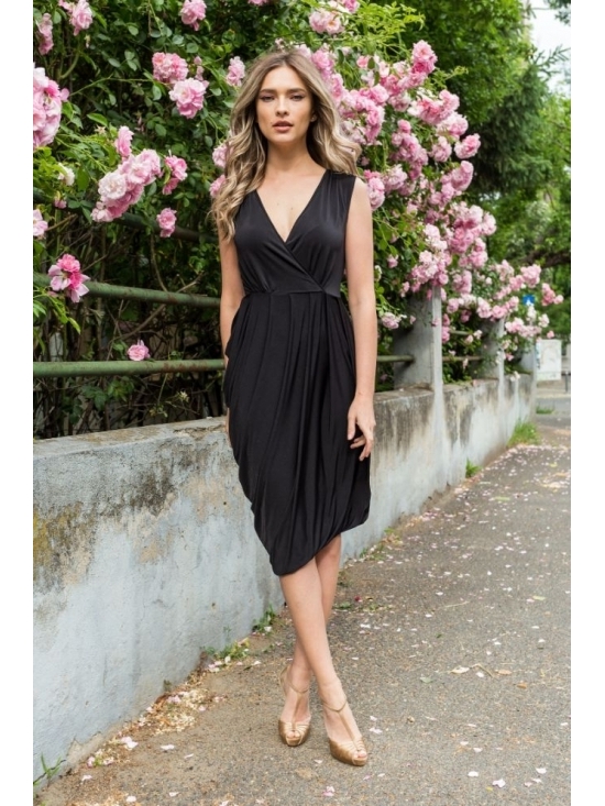 Rochie Annie midi neagra