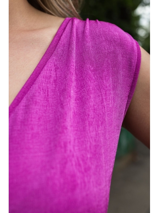 Rochie Annie midi fucsia #4