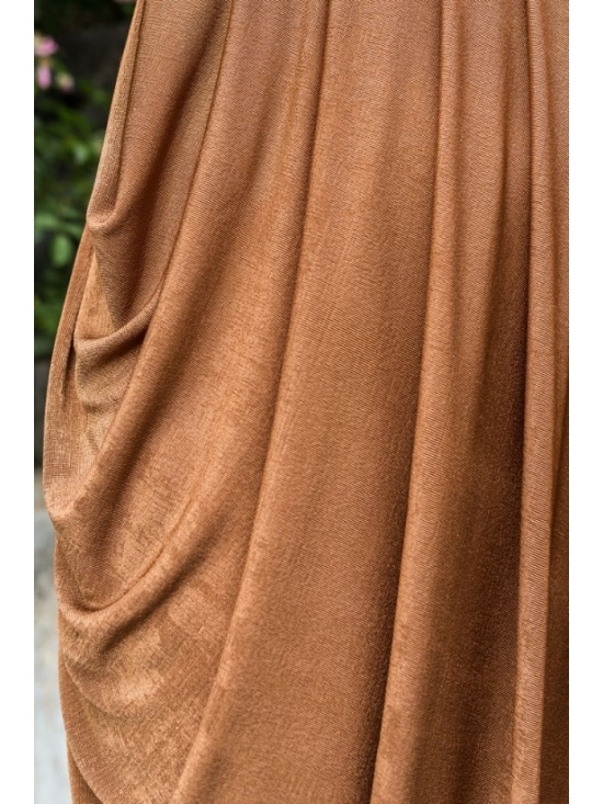 Rochie Annie maxi caramel #4