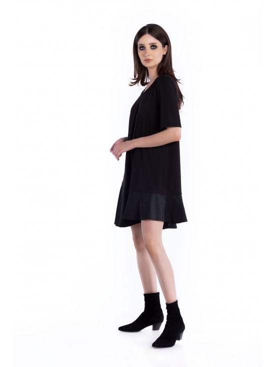 Rochie Wonder antracit din jerse vascoza 100% #2