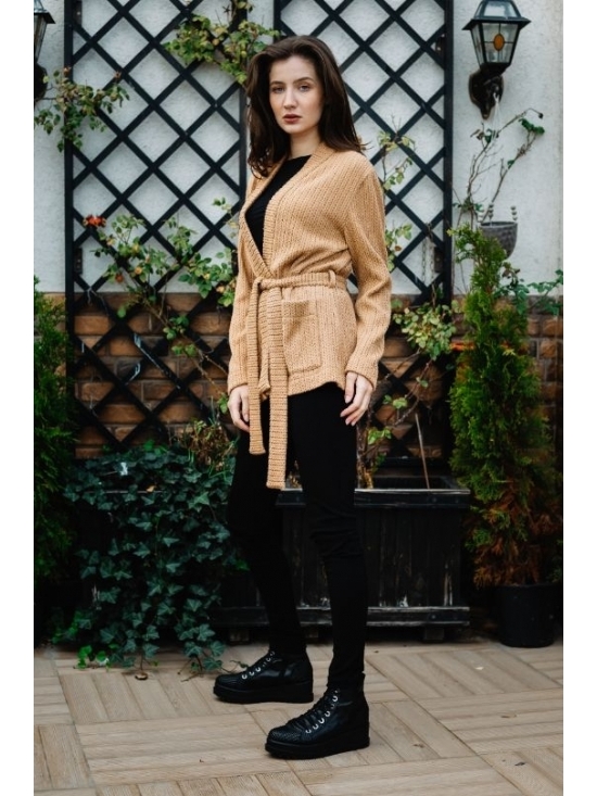 Pulover Karina caramel #3