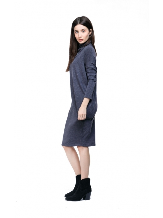 Rochie Crina din tricot gri #6