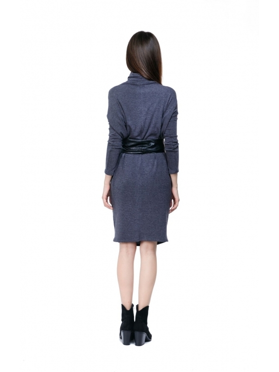 Rochie Crina din tricot gri #7