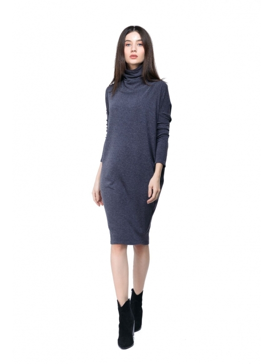 Rochie Crina din tricot gri