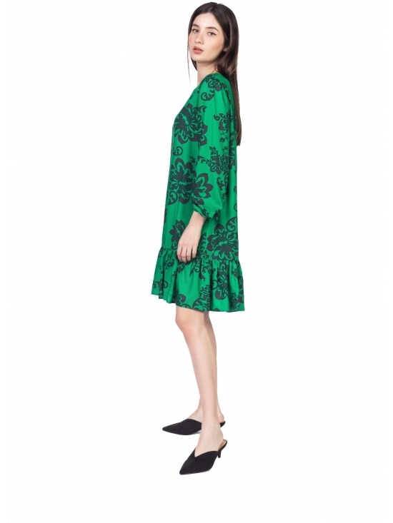 Rochie Leggera din vascoza imprimata 100% #3