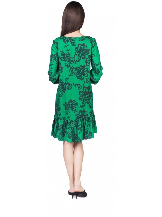 Rochie Leggera din vascoza imprimata 100% #5