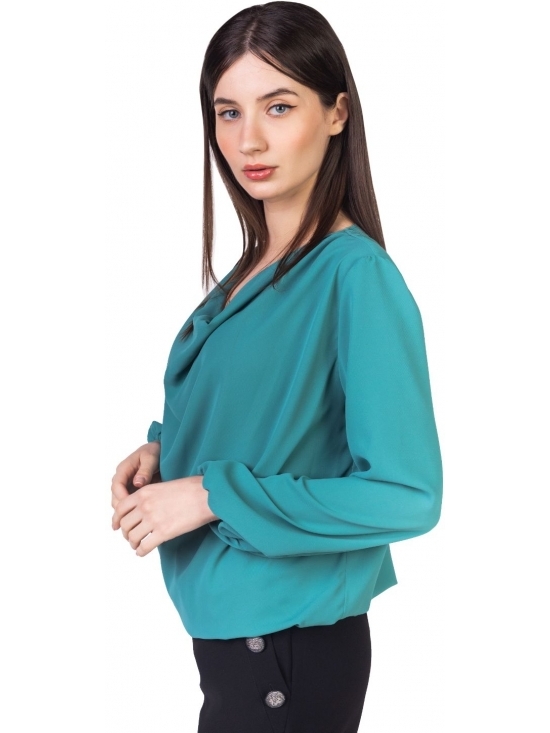 Bluza Elegance turquoise #4